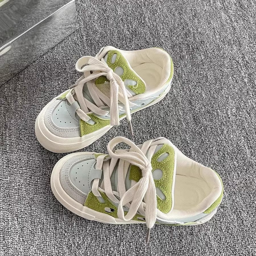 Damen modische Sneaker mit stilvollem Farbdesign R&B