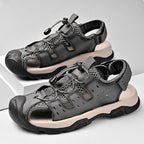 Herren Atmungsaktive Outdoor-Sandalen mit rutschfester Sohle