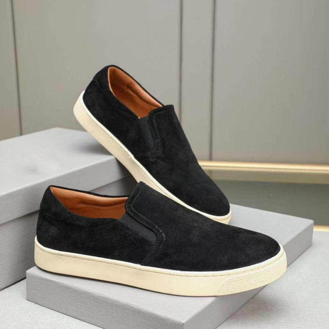 Damen Mokassin Sneakers aus weichem Wildleder R&B