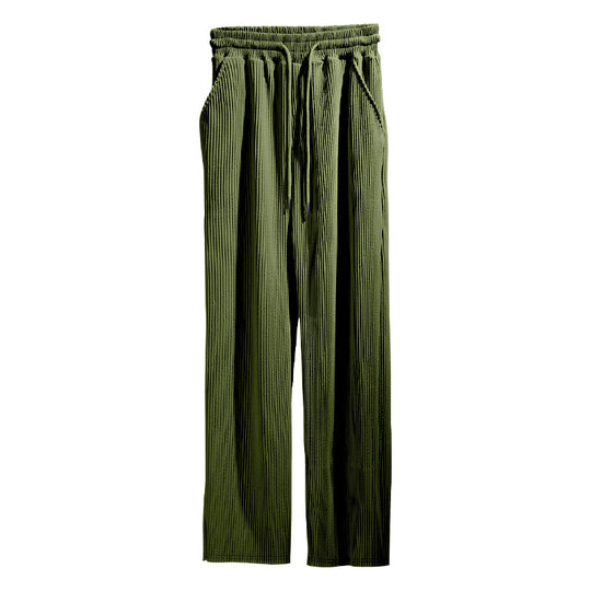 Damen Hochwertige Plissee-Hose R&B