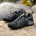 Damen Sportliche Trail-Laufschuhe mit atmungsaktiver Oberflächenstruktur und rutschfester Sohle R&B