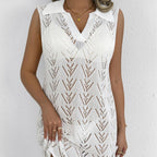 Damen durchbrochene Strandkleid R&B