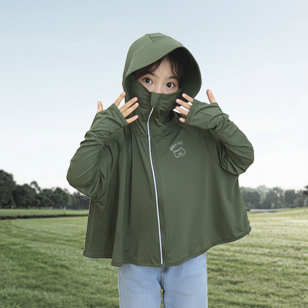 Damen UV-Schutzjacke mit Kapuze und atmungsaktivem Design R&B
