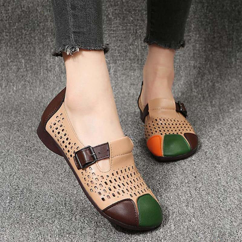 Luftige Damensandalen mit Schnalle – Zoë R&B