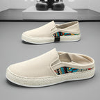 Damen modische und bequeme Slip-On Espadrilles mit farbenfrohen Akzenten R&B