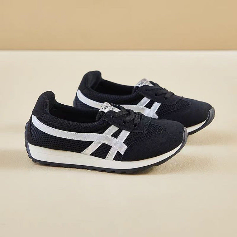 Damen Sportliche Sneakers im Retro-Stil mit atmungsaktivem Mesh-Obermaterial R&B