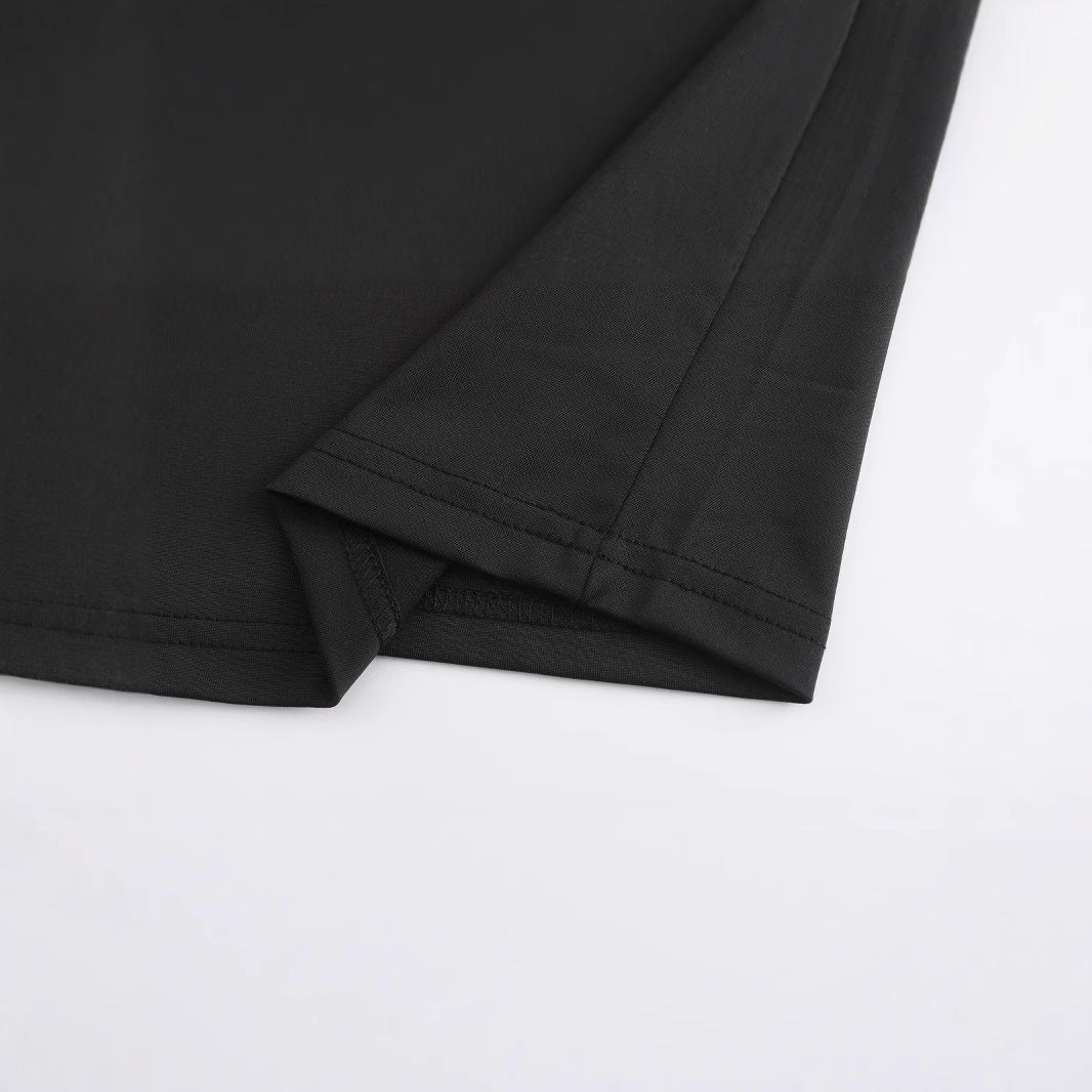 Damen Bandeau-Top mit auffälligem Statementdruck R&B
