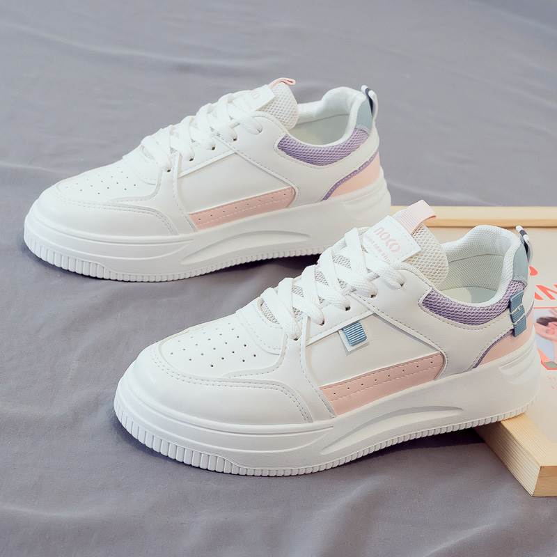 Damen Sportliche Sneaker mit modischem Design und dicker Laufsohle R&B