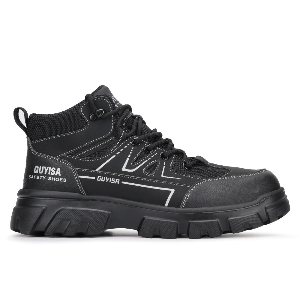 Herren Sicherheitswanderschuhe mit rutschfester Sohle und verstärktem Knöchel R&B