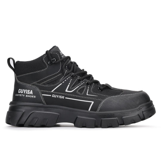 Herren Sicherheitswanderschuhe mit rutschfester Sohle und verstärktem Knöchel R&B