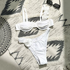 Damen Bikini-Set mit floralen Applikationen und elegantem Schnitt R&B