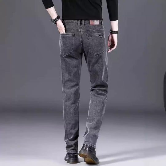Herren modische Slim-Fit Jeans aus weichem Denim R&B