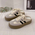 Damen Modische Plateau-Sneaker mit flexibler Sohle und atmungsaktivem Obermaterial