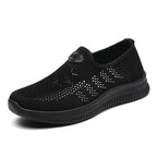 Damen Bequeme Slip-On Freizeitschuhe mit atmungsaktivem Obermaterial R&B