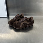 Damen Sportschuhe aus weichem Wildleder mit atmungsaktiver Mesh-Einsatz R&B