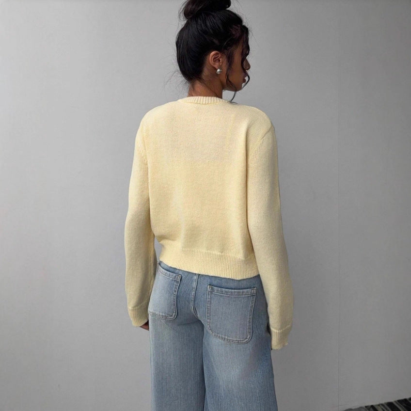 Damen Strickjacke im Oversized-Stil R&B