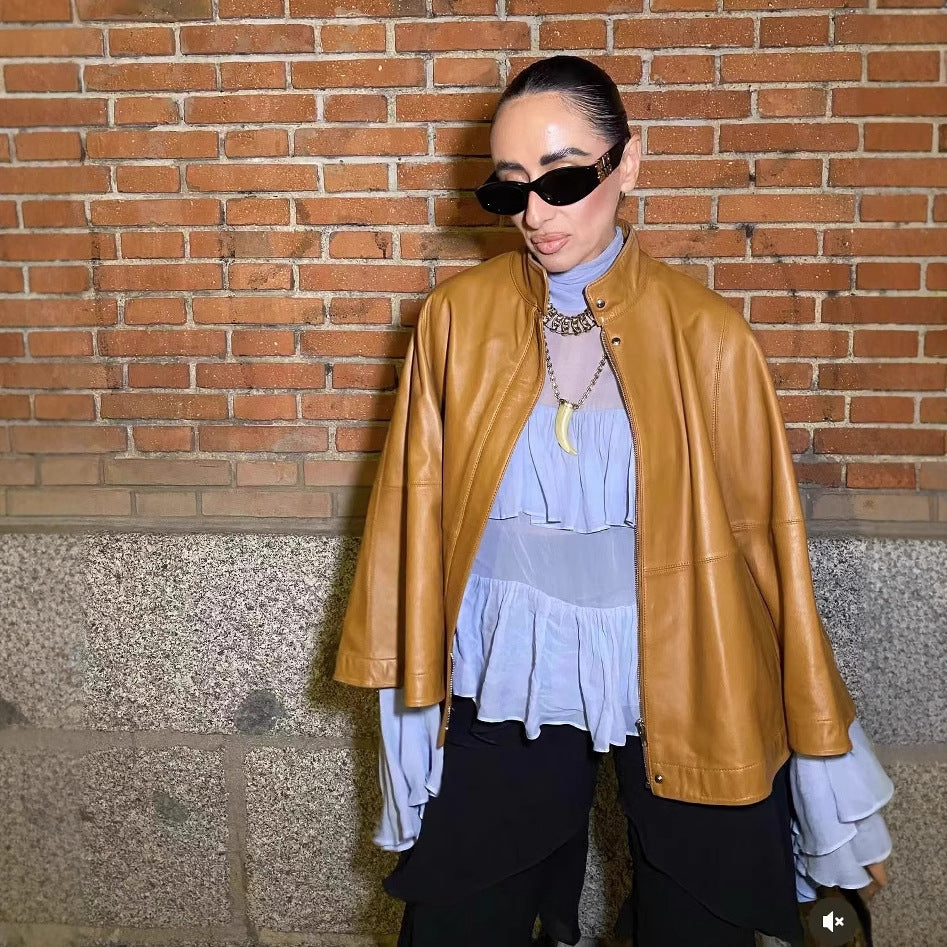 Damen Fließendes Rüschenshirt mit eleganten Details R&B