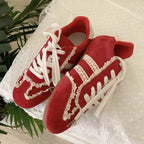 Damen Sneaker mit verspieltem Spitzen-Design und komfortabler Sohle R&B
