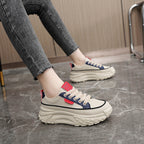 Damen Komfortable Chunky Sneakers mit stoßdämpfendem Sohlenprofil R&B