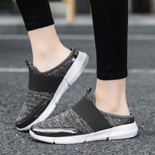 Damen Slip-On Sneakers mit glänzenden Akzenten R&B