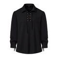Damen Bluse mit modernem Schnürdesign und lässigen Puffärmeln