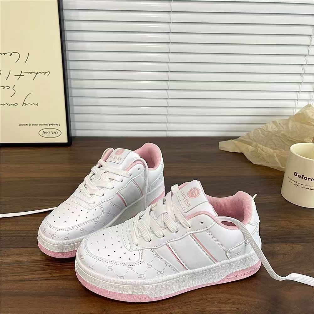 Damen Sportliche Sneakers mit dickem Komfort-Fußbett und atmungsaktiver Oberflächenstruktur R&B