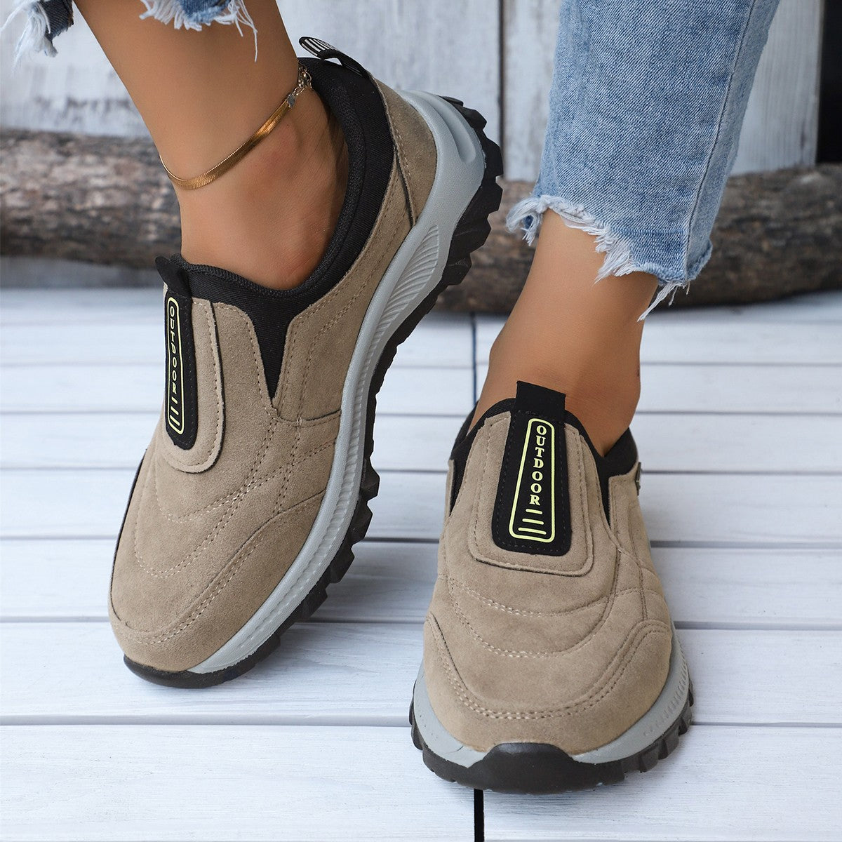 Damen Bequeme Outdoor Sneakers