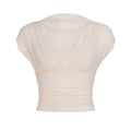 Damen Elegantes Wickeloberteil mit sanften Rüschendetails und komfortablem Schnitt R&B