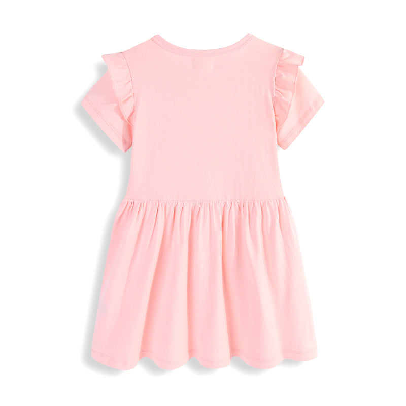Mädchen Sommerkleid mit zauberhaftem Einhorn-Motiv R&B