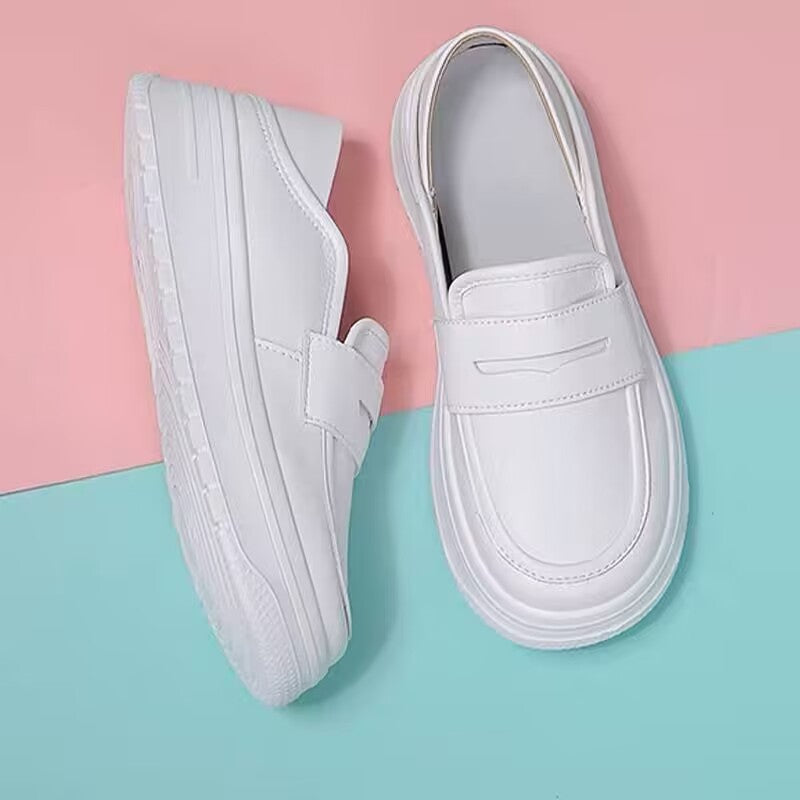 Damen Modische Slip-On Schuhe mit dämpfendem Plateau R&B
