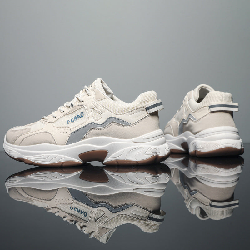 Damen Sportliche Sneakers mit atmungsaktiver Oberflächenstruktur