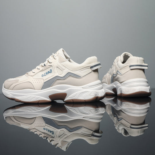 Damen Sportliche Sneakers mit atmungsaktiver Oberflächenstruktur R&B