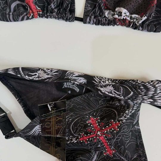 Damen Designer-Bikini mit kreativem Grafiken R&B