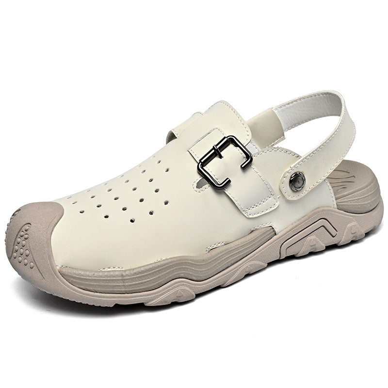 Damen Komfortable Clogs mit verstellbarem Riemen und atmungsaktiver Struktur R&B