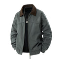 Herren leichte Utility-Jacke mit Stehkragen und praktischen Taschen R&B