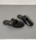 Damen modische Slipper mit elegantem Riemchen R&B