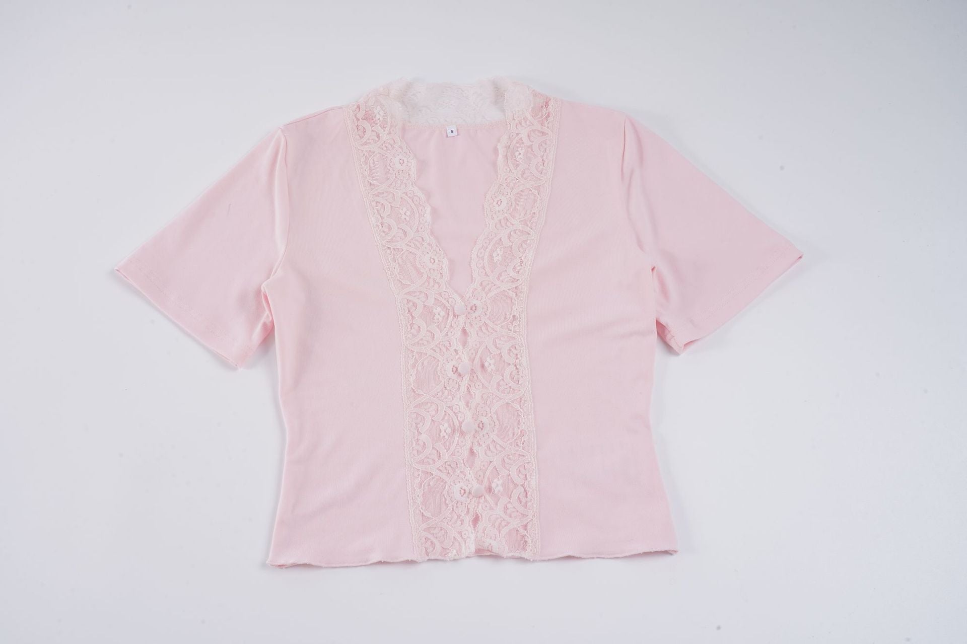 Damen Elegantes Spitzenoberteil mit feinem Schnitt R&B