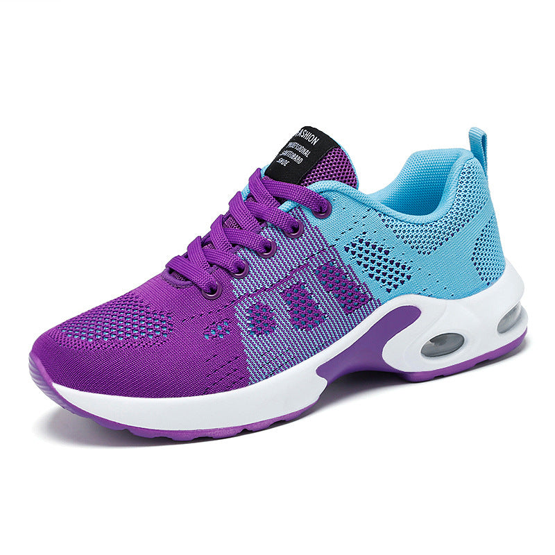 Damen Sportliche Sneaker mit atmungsaktiver Mesh-Oberfläche und flexiblem Sohlenaufbau R&B