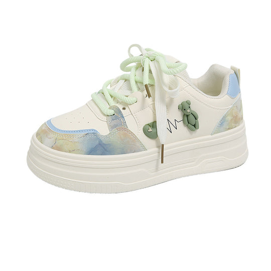 Damen Sportliche Sneakers mit verspielten Tierapplikationen und komfortabler Dämpfung R&B