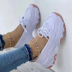 Damen Sportliche Sneakers im modernen Design mit rutschfester Profilsohle R&B