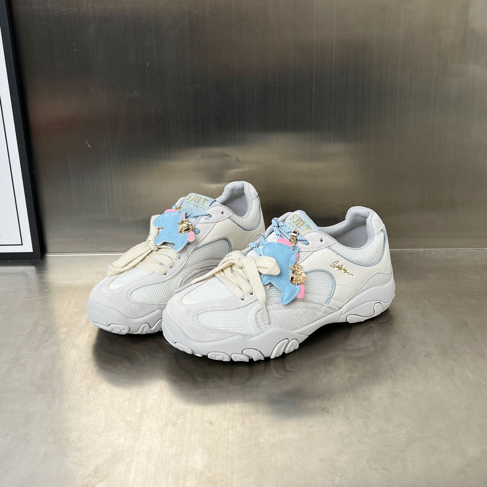Damen Sportliche Sneakers mit atmungsaktiver Mesh-Oberfläche und modischem Charme R&B