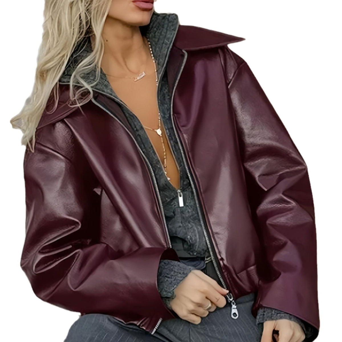 Damen Übergroße jacke R&B
