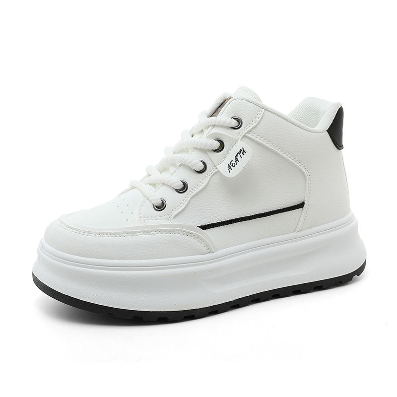 Damen modische High-Top Sneaker mit dämpfender Sohle und atmungsaktiver Obermaterialstruktur R&B