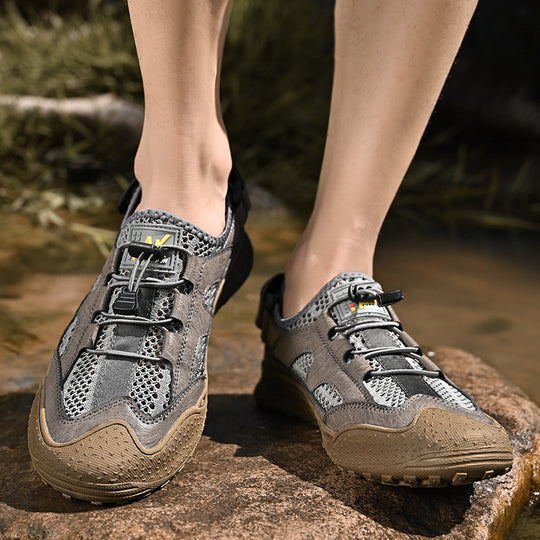 Damen Atmungsaktive Outdoor-Sandalen mit verstellbarem Riemen und rutschfester Sohle R&B