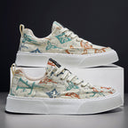 Damen Trendige Sneaker mit einzigartigem Muster R&B