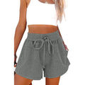 Damen bequeme Sportshorts mit elastischem Bund und seitlichen Taschen R&B