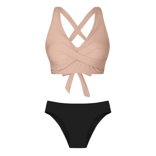 Damen Zweiteiliger Badeanzug mit floralem Design R&B