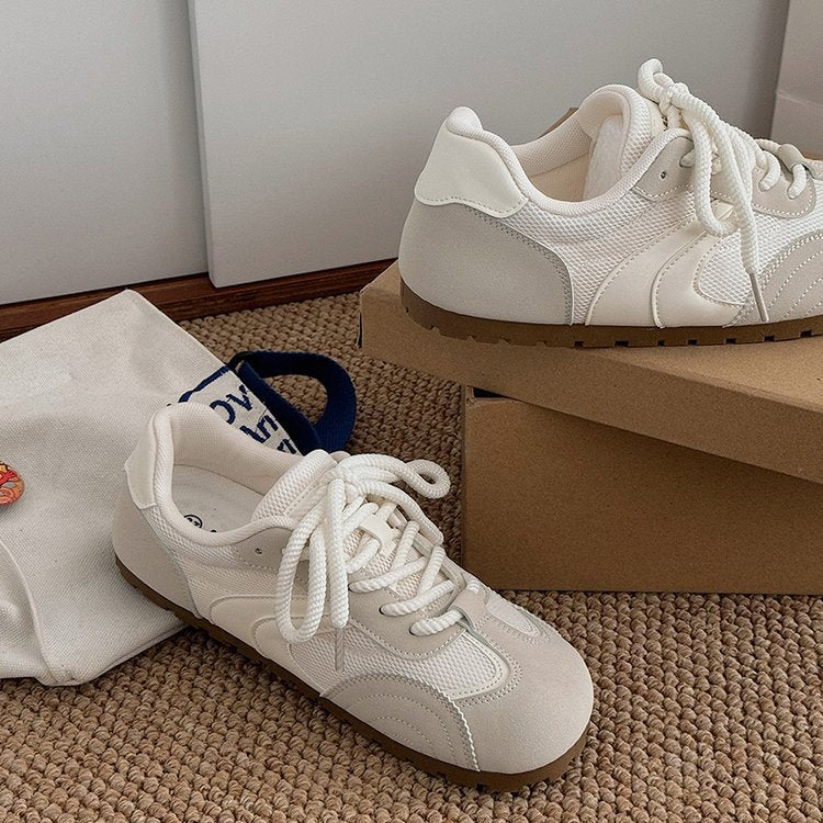 Damen Sportliche Freizeitsneaker mit atmungsaktiver Mesh-Oberfläche und rutschfester Sohle R&B