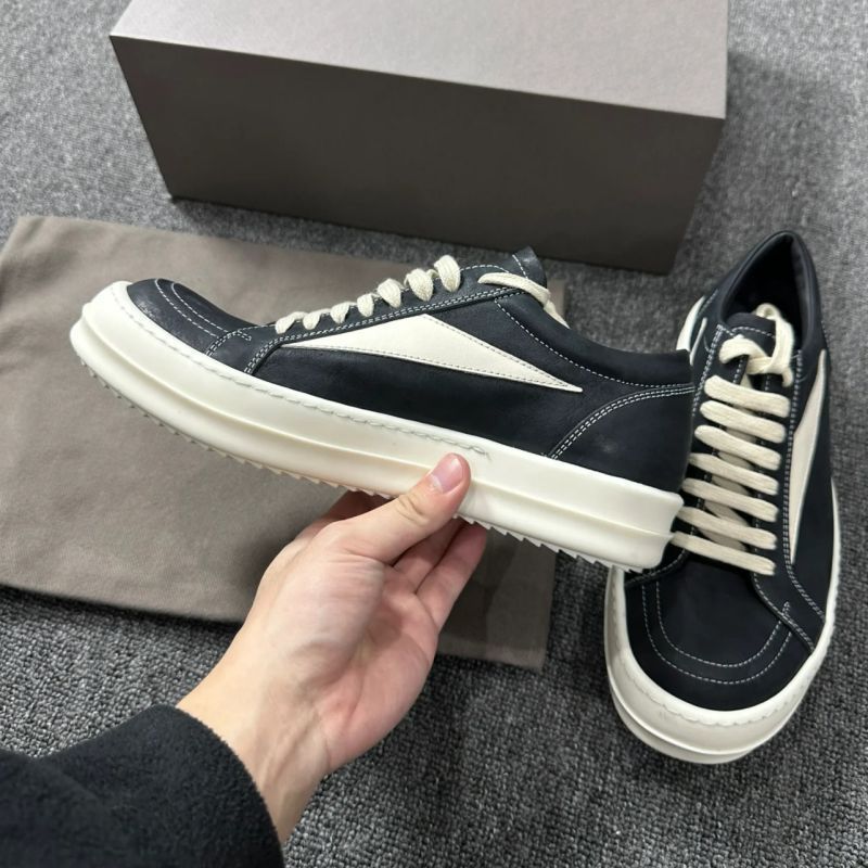 Damen modische Sneakers mit hochwertiger Leder-Oberfläche und dämpfender Sohle R&B