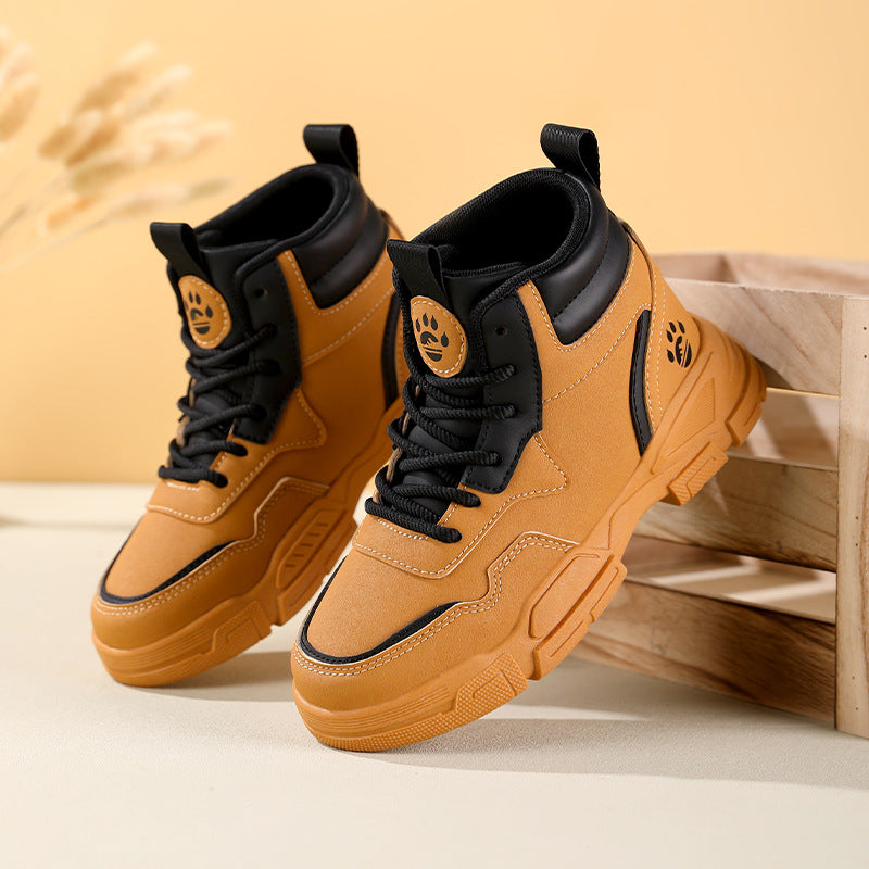 Damen modische High-Top Sneakers mit atmungsaktiver Mesh-Oberfläche und robuster Laufsohle R&B